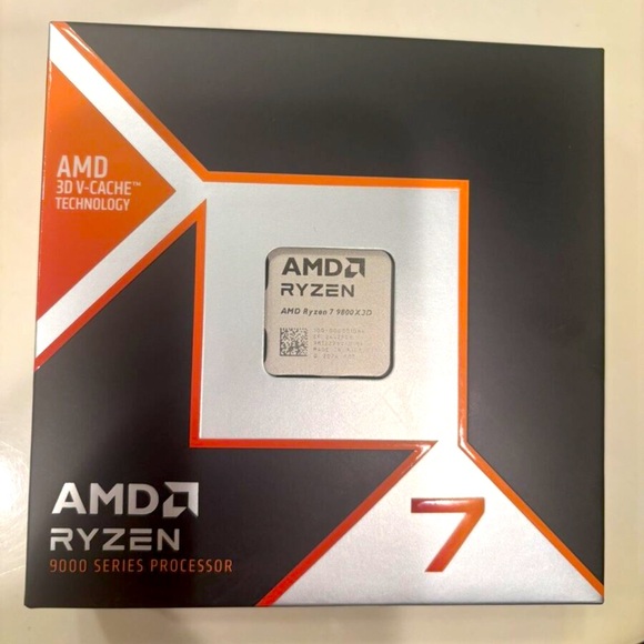 💻 AMD Ryzen 7 9800X3D Ryzen 7 9000 Series Zen 5 8-Core 5.2 GHz-Socket AM5 120W - Picture 2 of 3